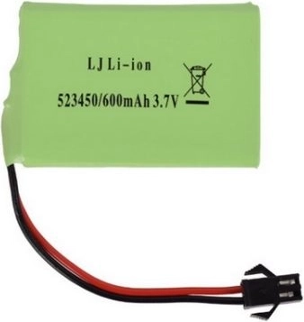 3,7 V 600 mAh baterijų paketas robošuniui ir robodrambliui