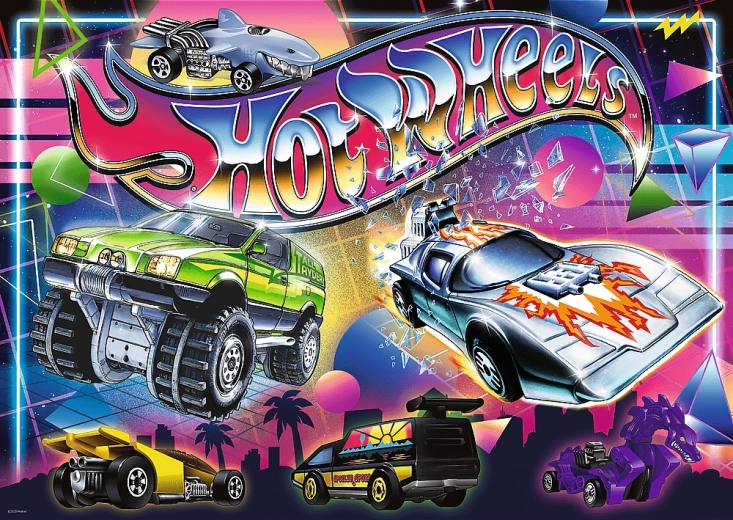 Dėlionė TREFL Hot Wheels 80-ieji, 500 detalių