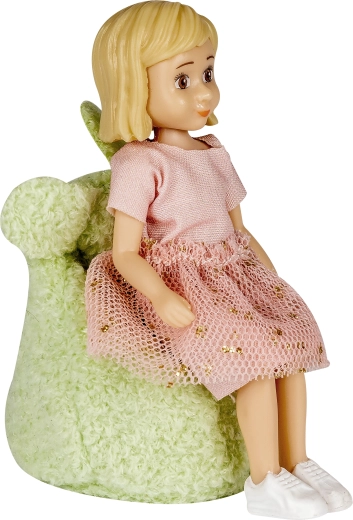Cozy pouf for the dollhouse
