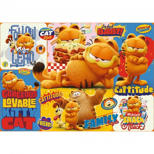 Puzzle 1000 pieces Garfield – adventure (Trefl)