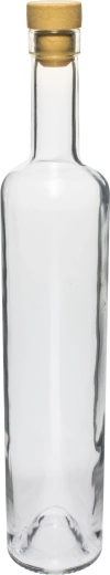Stiklinis butelis MARINA 500 ml su kamščiu