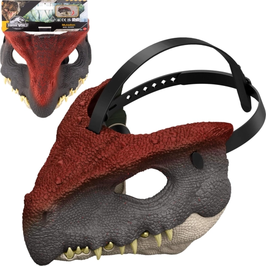 Jurassic World dinozaurų kaukė Mutadon su judančiu žandikauliu