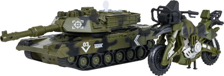 Movable turret and adjustable cannon