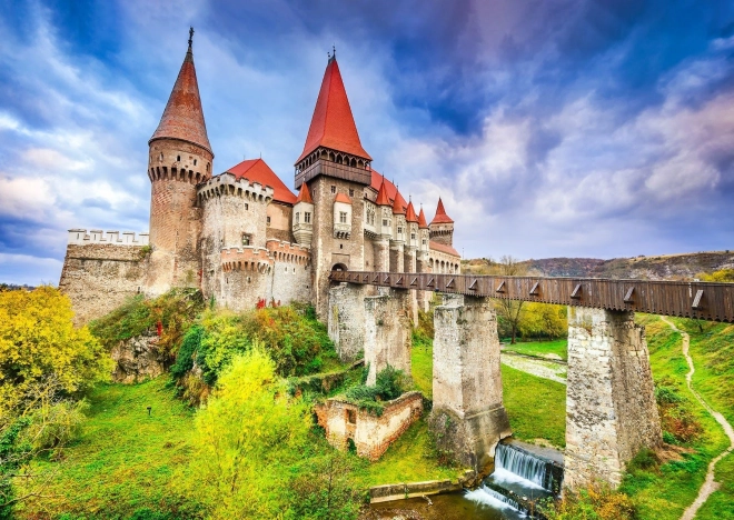 Dėlionė Korvinų pilis, Hunedoara, Rumunija 1000 detalių