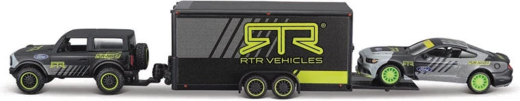 Maisto Design Team Haulers metal truck with car 1:64