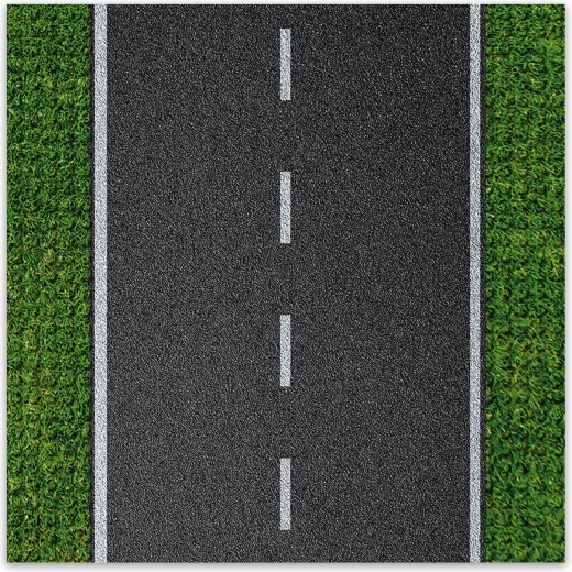 Designer Building Base Flat Road 25.5 x 25.5 cm