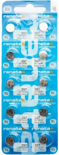 Renata laikrodžio baterija 397 SR726SW 1,55 V
