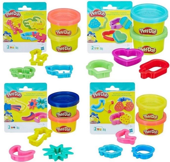 Modelino rinkinys 2×56 g su priedais, rūšių miksas