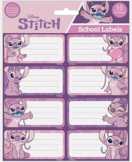 Disney Lilo & Stitch sąsiuvinių etiketės Angel
