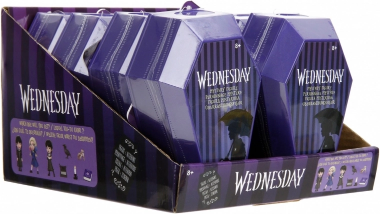 Figūrėlė Wednesday Deluxe blindpack 2,5" – metalinė mini figūrėlė maišelyje