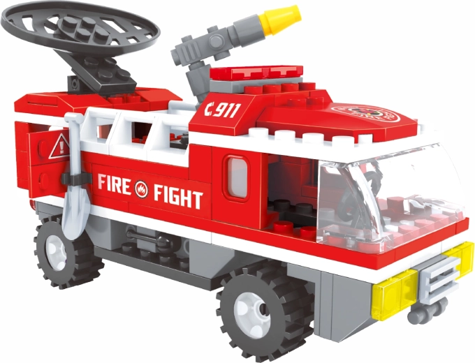 Fire truck ready to respond