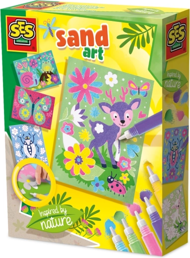 Sand Art smagus spalvinimas – gamta