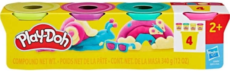 Play-Doh set of 4 cups of modeling compound 4×85 g