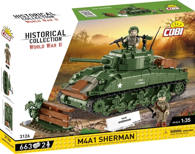 Tanko M4A1 Sherman konstruktorius 1:35 – 663 detalės