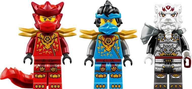 Three minifigures for epic battles