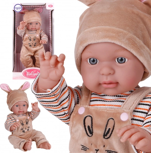 Woopie Royal realistic baby doll in bunny outfit 46 cm