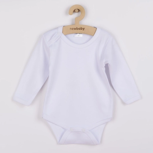 Baby long-sleeve bodysuit New Baby – white