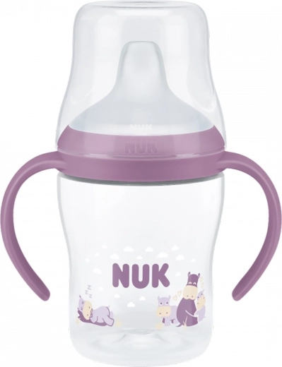 NUK Perfect Match mokomasis buteliukas 150 ml hippo – 1 vnt.