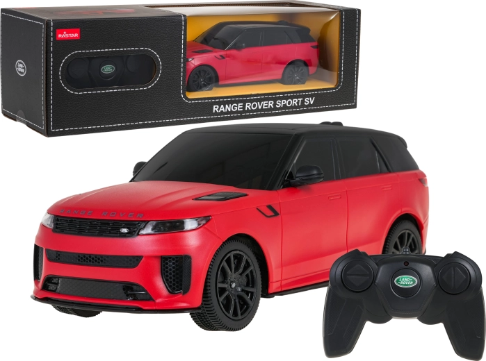 Remote-Controlled RASTAR Range Rover Sport SV Car 1:24 Red