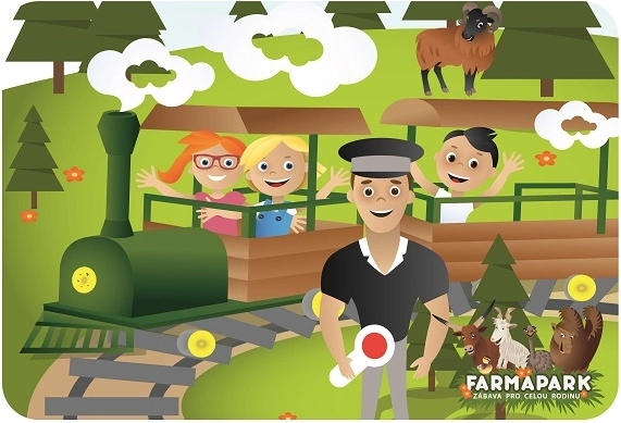 Prime 3D vaikiška stalo servetėlė „Farmapark“