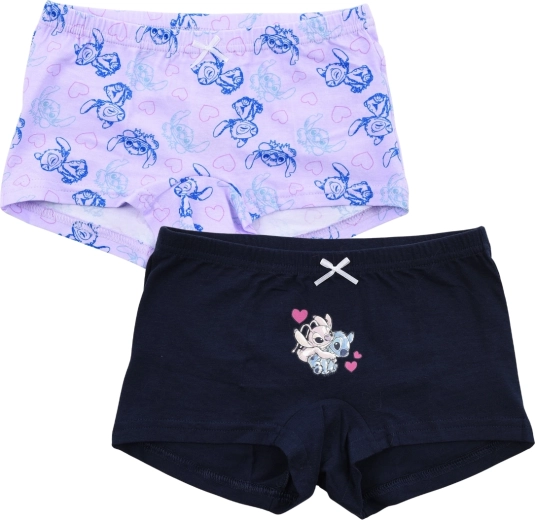 Mergaičių bokserės „Lilo & Stitch“, 2 vienetų rinkinys