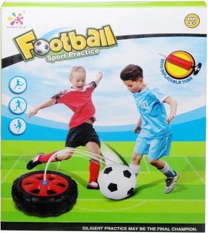 Futbolo treniruočių rinkinys su kamuoliu ir pompą