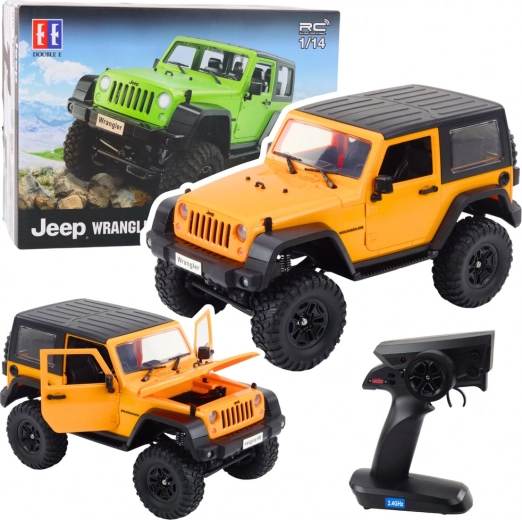RC Off-Road Car JEEP Wrangler Rock Crawler 1:14 – Orange