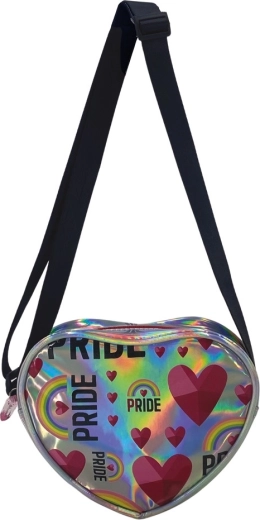 Kids Heart-Shaped Pride Handbag 19 cm