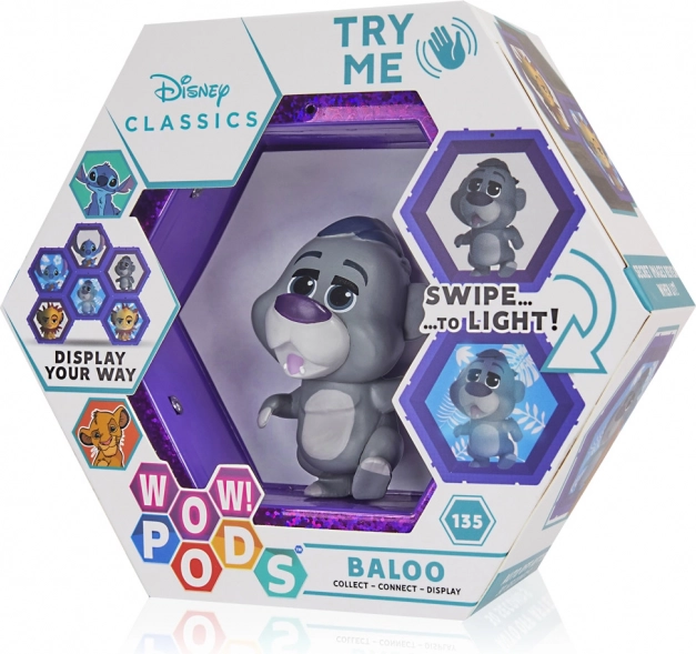 Šviečianti kolekcinė figurėlė WOW POD DISNEY Classic – Balū