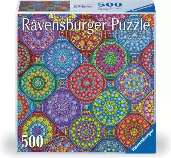 Ravensburger dėlionė „Nuostabios mandalos“ (500 detalių)