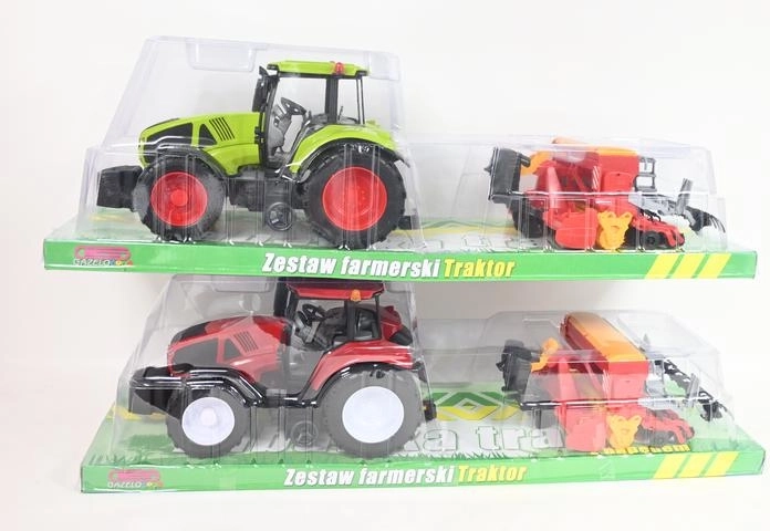 Tractor with attachable agricultural implement