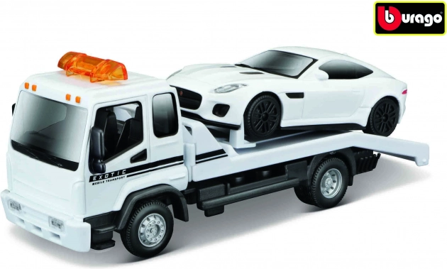 Bburago vilkikas su Jaguar F-Type R Dynamic (V6) 1:43