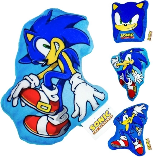 Pliušinė pagalvėlė SONIC – 4 motyvai, 15 cm