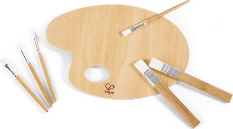 Art Palette with Brushes for Children