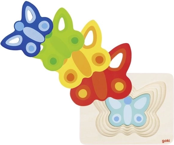 Goki multilayer butterfly puzzle