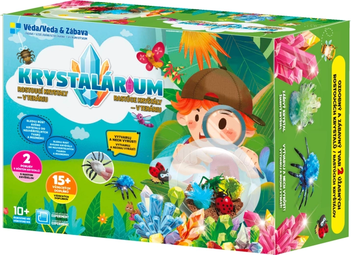 Augantys kristalai terariume – edukacinis rinkinys vaikams