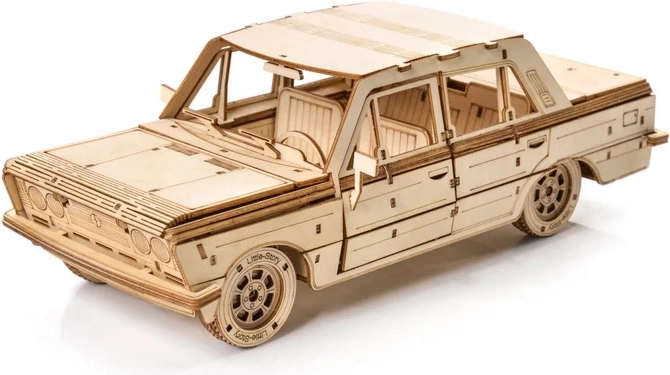 Little Story 3D medinė automobilio dėlionė FSO Fiat 125p 1:16