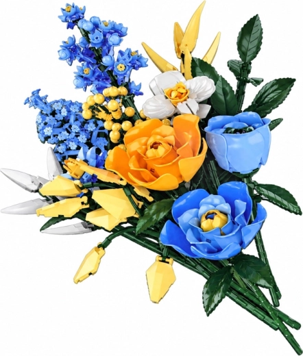 Colorful bouquet full of detail