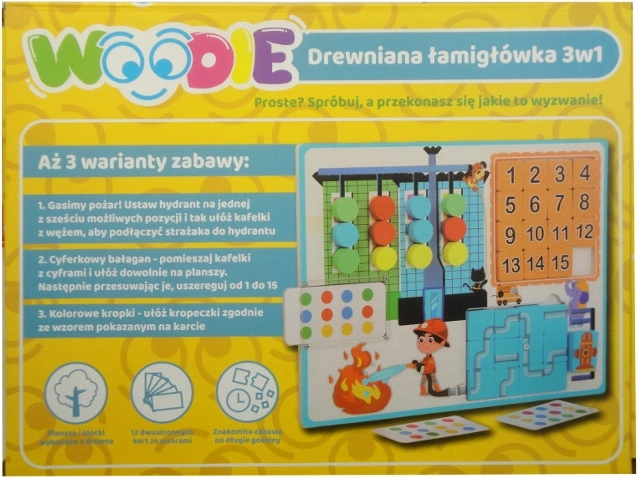 Medinis loginis žaidimas 3in1 Woodie
