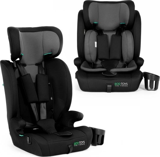 ECOTOYS child car seat 76–150 cm (R129) with cup holder