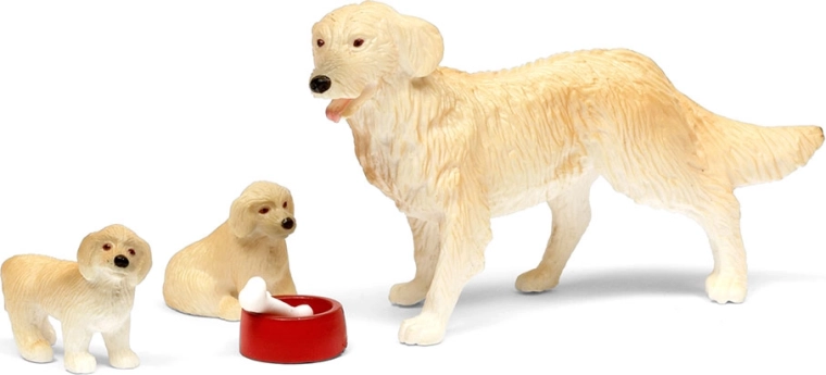 Lundby šuniukų figūrėlės lėlių nameliui
