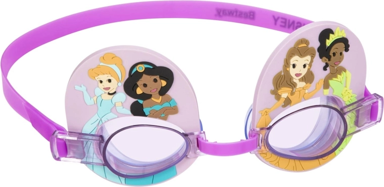 Vaikiški plaukimo akiniai PRINCESS Bestway, violetiniai