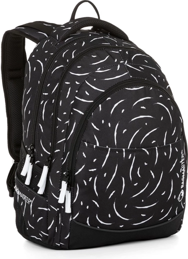 Bagmaster Digital studentiška kuprinė juodai balta