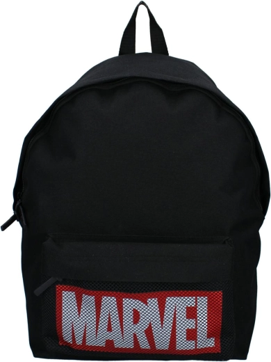 Ikoniškas Marvel dizainas ir praktiška priekinė kišenė