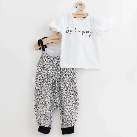 Vasarinis mergaitiškas rinkinys New Baby Be Happy, 2 dalių