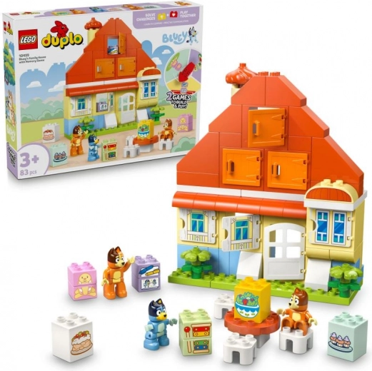 LEGO® DUPLO® 10459 Bluey namas ir atminties žaidimas