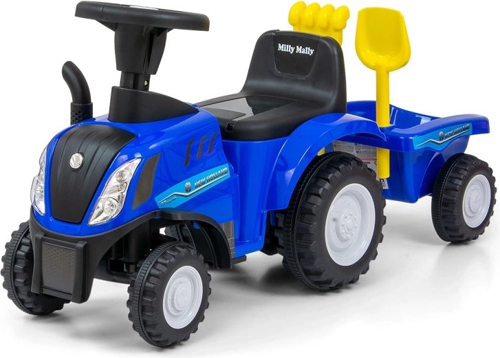 NEW HOLLAND T7 ride-on tractor with trailer – blue