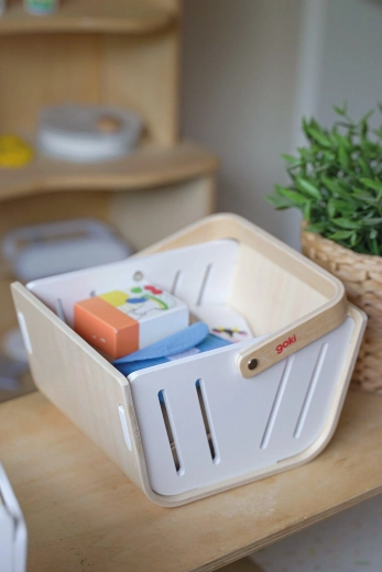 Stylish white side panels with slots
