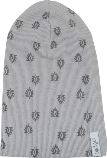 Lodger cotton ribbed beanie hat Beanie Print Rib Sharkskin 0–6 months - 1 piece
