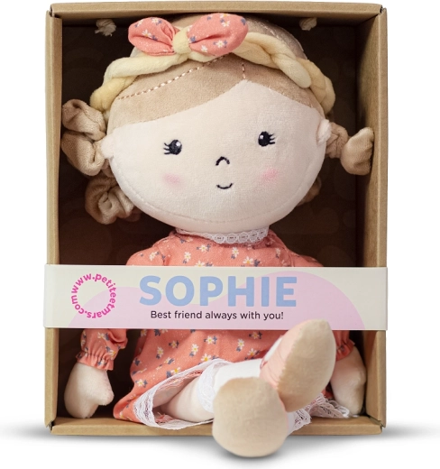 Pliušinė lėlytė Sophie 35 cm PETITE & MARS
